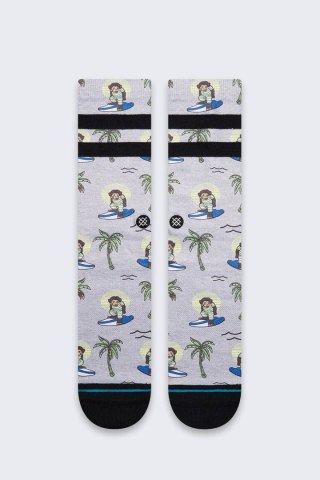 Skarpetki Stance Surfing Monkey Crew 3 par Grey