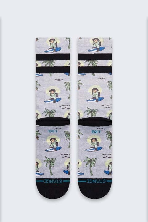 Skarpetki Stance Surfing Monkey Crew 3 par Grey Skarpetki Stance Surfing Monkey Crew 3 par Grey