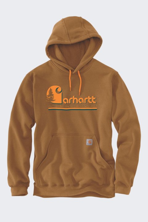 Bluza Carhartt Midweight Tree Graphic Brown