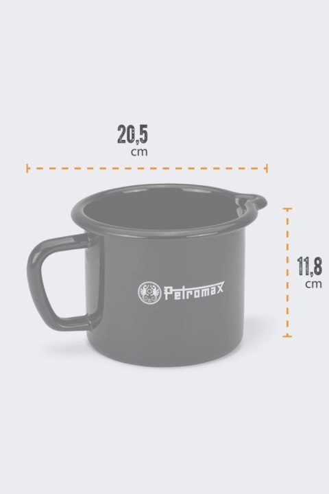 Emaliowany Garnek na Mleko Petromax 14 L BLACK Emaliowany Garnek na Mleko Petromax 14 L BLACK