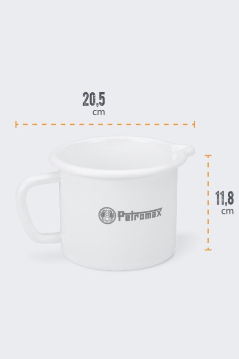 Emaliowany Garnek na Mleko Petromax 14 L WHITE