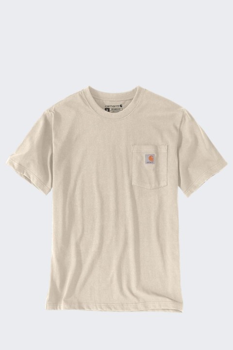 Koszulka Carhartt Heavy K87 Pocket Oat Milk Koszulka Carhartt Heavy K87 Pocket Oat Milk