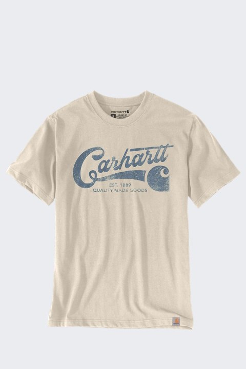 Koszulka Carhartt Light Script Graphic Oat Milk Koszulka Carhartt Light Script Graphic Oat Milk