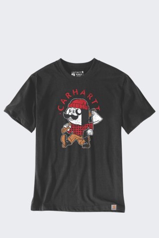 Koszulka Carhartt Lightweight Lumberjack Black