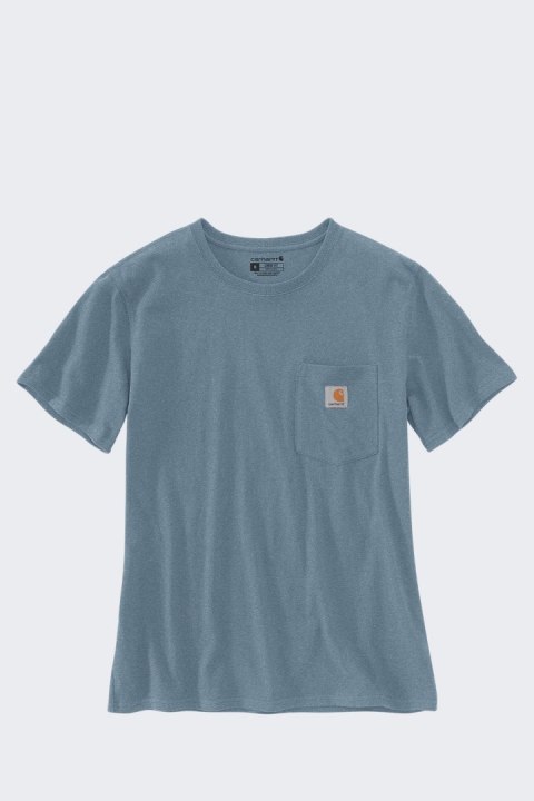 Koszulka Damska Carhartt Heavy K87 Pocket Thunder Koszulka Damska Carhartt Heavy K87 Pocket Thunder