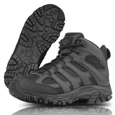 Merrell - Buty wojskowe Moab 3 Midl Respon Black Merrell - Buty wojskowe Moab 3 Midl Respon Black