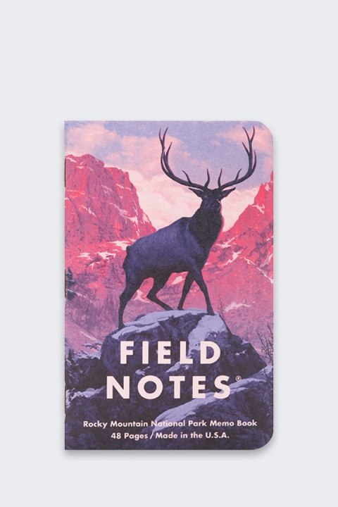 Notes Field Notes Parki Narodowe USA Rocky Mounta Notes Field Notes Parki Narodowe USA Rocky Mounta