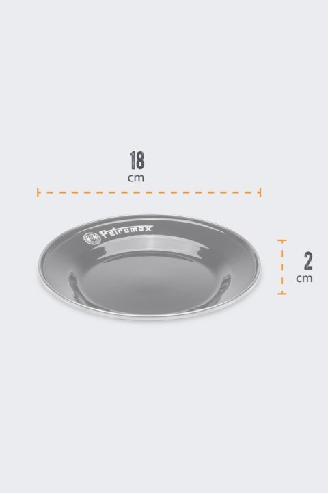 Talerze Emaliowane Petromax 18 Cm 2 Szt BLACK Talerze Emaliowane Petromax 18 Cm 2 Szt BLACK