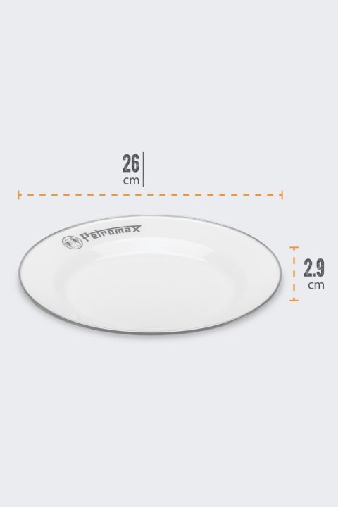 Talerze Emaliowane Petromax 26 Cm 2 Szt WHITE Talerze Emaliowane Petromax 26 Cm 2 Szt WHITE