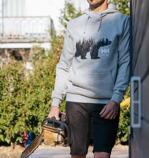 Bluza Helly Hansen Graphic Hoodie Light Grey Bluza Helly Hansen Graphic Hoodie Light Grey
