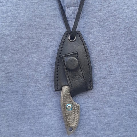 Nóż na szyje MKM Mikro 1 Stonewashed M390 by Voxna