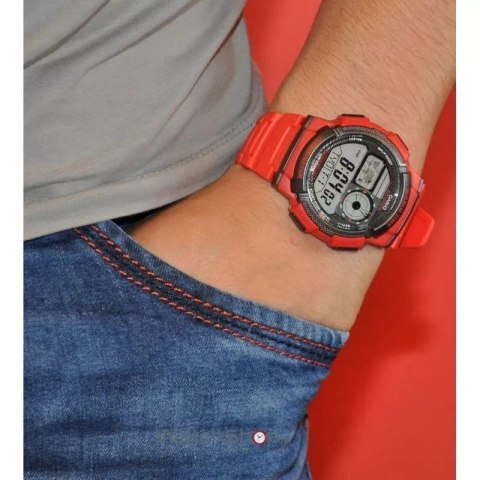 ZEGAREK MĘSKI CASIO AE-1000W 4AV (zd073c) - WORLD TIME + BOX ZEGAREK MĘSKI CASIO AE-1000W 4AV (zd073c) - WORLD TIME + BOX