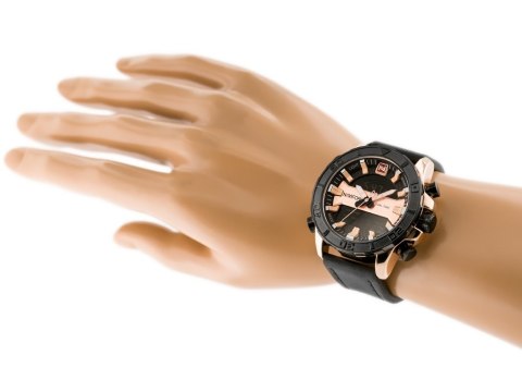ZEGAREK MĘSKI NAVIFORCE - NF9114 (zn046d) - black/rosegold ZEGAREK MĘSKI NAVIFORCE - NF9114 (zn046d) - black/rosegold