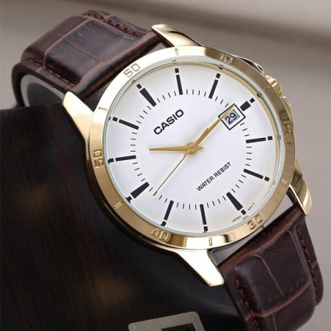 ZEGAREK MĘSKI CASIO MTP-V004GL 7A (zd046b) + BOX ZEGAREK MĘSKI CASIO MTP-V004GL 7A (zd046b) + BOX