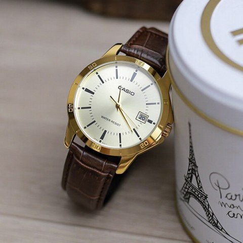 ZEGAREK MĘSKI CASIO MTP-V004GL 9A (zd046c) + BOX ZEGAREK MĘSKI CASIO MTP-V004GL 9A (zd046c) + BOX