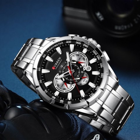 ZEGAREK MĘSKI CURREN 8363 (zc018b) - CHRONOGRAF ZEGAREK MĘSKI CURREN 8363 (zc018b) - CHRONOGRAF