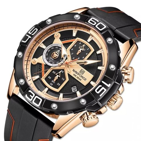 ZEGAREK MĘSKI NAVIFORCE NF8018T - CHRONOGRAF (zn123c) + BOX ZEGAREK MĘSKI NAVIFORCE NF8018T - CHRONOGRAF (zn123c) + BOX