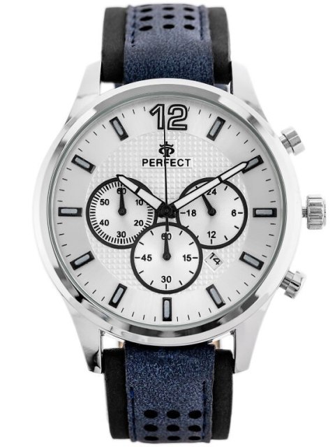 ZEGAREK MĘSKI PERFECT CH01L - CHRONOGRAF (zp354b) + BOX ZEGAREK MĘSKI PERFECT CH01L - CHRONOGRAF (zp354b) + BOX
