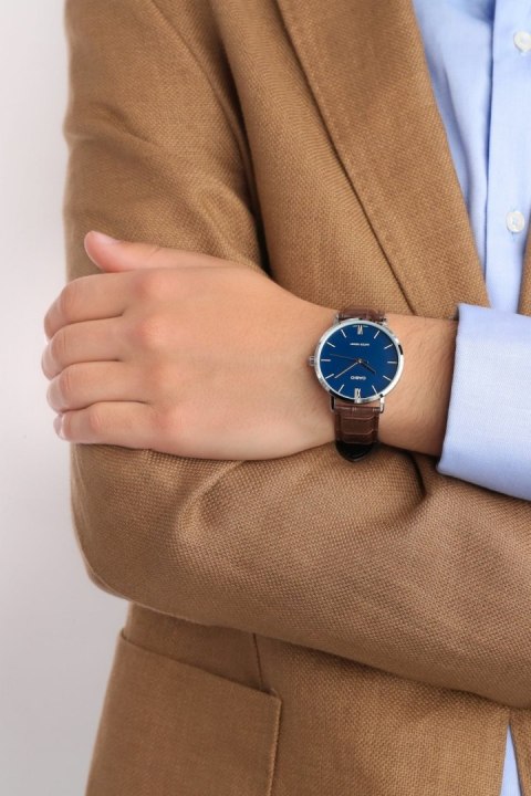ZEGAREK MĘSKI CASIO MTP-VT01L-2B + BOX ZEGAREK MĘSKI CASIO MTP-VT01L-2B + BOX