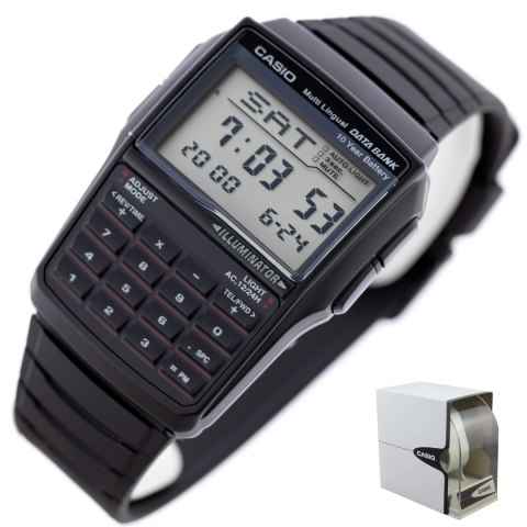 ZEGAREK MĘSKI CASIO VINTAGE DATABANK DBC-32-1A + BOX ZEGAREK MĘSKI CASIO VINTAGE DATABANK DBC-32-1A + BOX