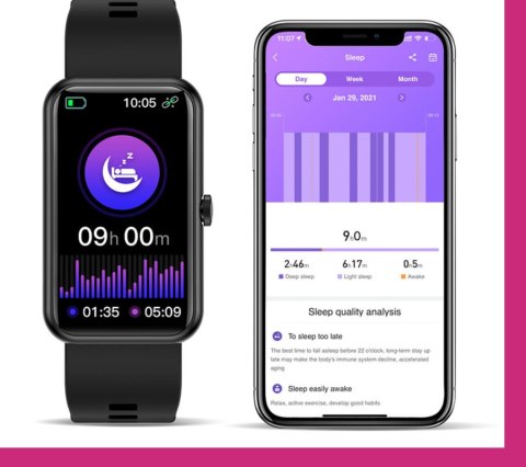 SMARTWATCH UNISEX Rubicon RNCE83 - CIŚNIENIOMIERZ (sr032f) SMARTWATCH UNISEX Rubicon RNCE83 - CIŚNIENIOMIERZ (sr032f)
