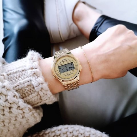 ZEGAREK DAMSKI CASIO Vintage Iconic A-171WEG-9ADF + BOX ZEGAREK DAMSKI CASIO Vintage Iconic A-171WEG-9ADF + BOX