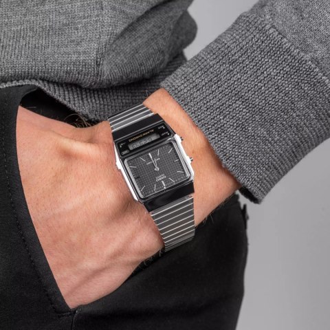 ZEGAREK UNISEX CASIO Vintage Dual Time AQ-800E-1ADF + BOX ZEGAREK UNISEX CASIO Vintage Dual Time AQ-800E-1ADF + BOX