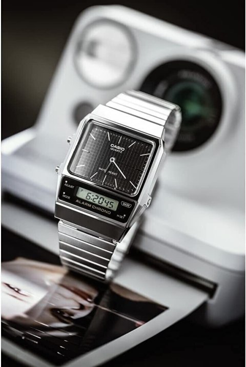 ZEGAREK UNISEX CASIO Vintage Dual Time AQ-800E-1ADF + BOX ZEGAREK UNISEX CASIO Vintage Dual Time AQ-800E-1ADF + BOX