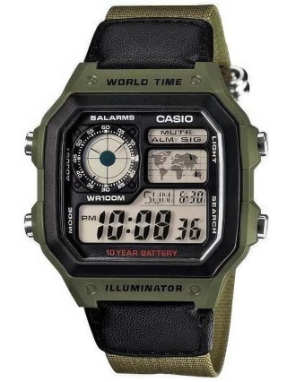 ZEGAREK MĘSKI CASIO AE-1200WHB-3B + BOX