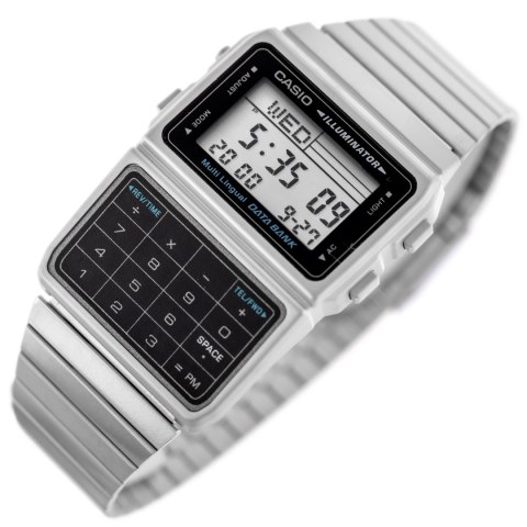 ZEGAREK MĘSKI CASIO VINTAGE DATABANK DBC-611-1D + BOX ZEGAREK MĘSKI CASIO VINTAGE DATABANK DBC-611-1D + BOX