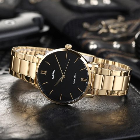 Zegarek Męski Casio MTP-VT01G-1BUDF + BOX Zegarek Męski Casio MTP-VT01G-1BUDF + BOX