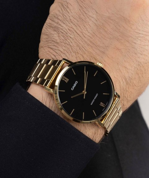 Zegarek Męski Casio MTP-VT01G-1BUDF + BOX Zegarek Męski Casio MTP-VT01G-1BUDF + BOX