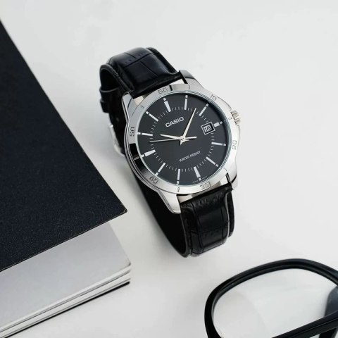 ZEGAREK MĘSKI CASIO MTP-V004L 1A (zd046e) + BOX ZEGAREK MĘSKI CASIO MTP-V004L 1A (zd046e) + BOX