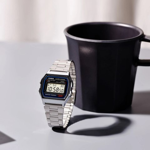 ZEGAREK MĘSKI CASIO A158WA-1A VINTAGE RETRO + BOX ZEGAREK MĘSKI CASIO A158WA-1A VINTAGE RETRO + BOX