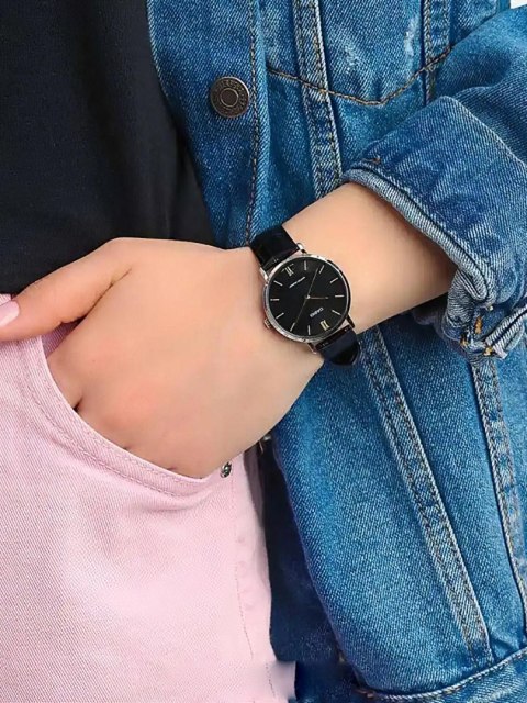 Zegarek Damski Casio Collection LTP-VT01L-1B + BOX Zegarek Damski Casio Collection LTP-VT01L-1B + BOX