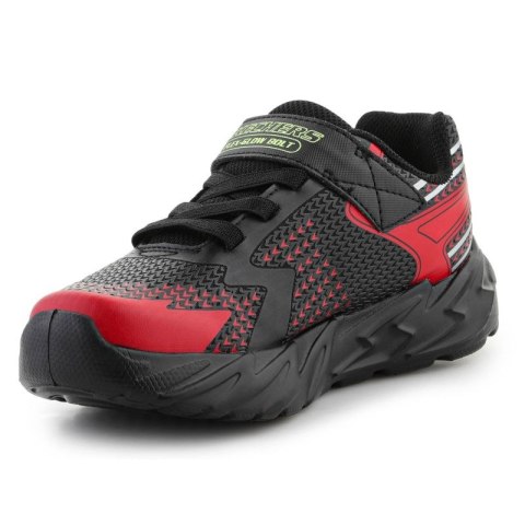 Buty Skechers S-Lights Flex-Glow Bolt Jr 400138L-BKRD