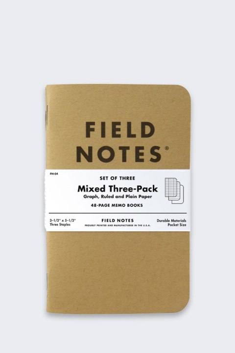 Notes Field Notes Original Kraft Mix 3 Pack Notes Field Notes Original Kraft Mix 3 Pack