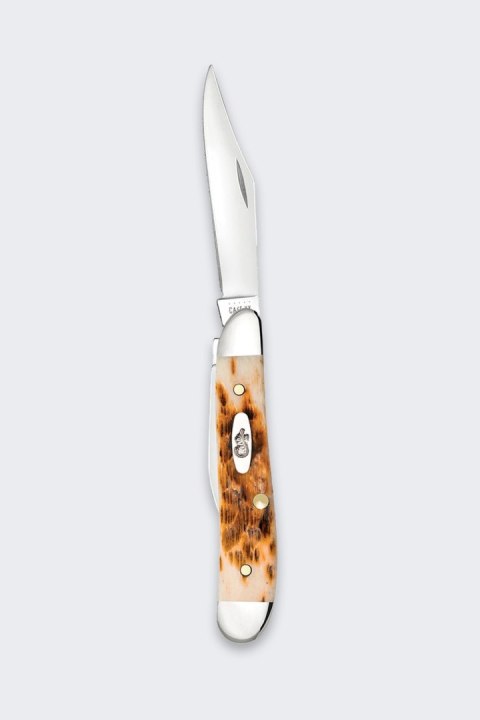 Nóż Składany Case Peanut SS Amber Bone