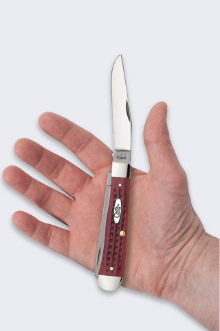 Nóż Składany Case Pocket Worn Trapper SS Old Red