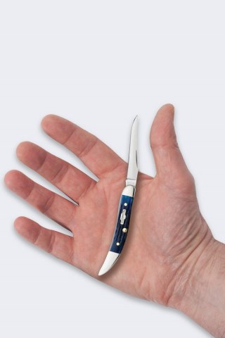 Nóż Składany Case Rogers Mini Trapper SS Blue Bone
