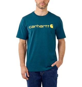 Koszulka Carhartt Heavyweight Core Logo Night Blue