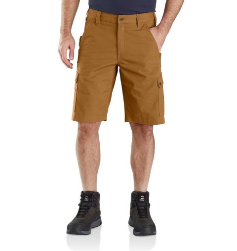 Spodenki Carhartt Rugged Flex RipStop Cargo Brown