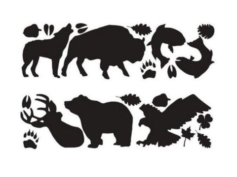 GearAid Tenacious Tape Gear Patches Wildlife 91122 GearAid Tenacious Tape Gear Patches Wildlife 91122