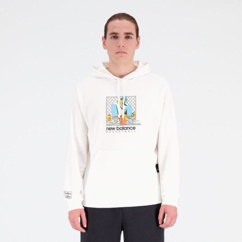 Bluza New Balance Hoops French Terry Hoodie M NBMT31588SST Bluza New Balance Hoops French Terry Hoodie M NBMT31588SST