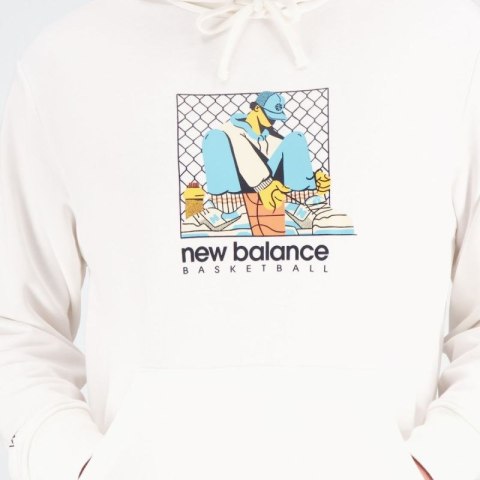 Bluza New Balance Hoops French Terry Hoodie M NBMT31588SST Bluza New Balance Hoops French Terry Hoodie M NBMT31588SST