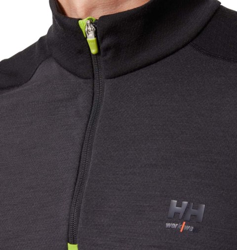 Koszulka termo Helly Hansen Lifa Merino Zip Black Koszulka termo Helly Hansen Lifa Merino Zip Black