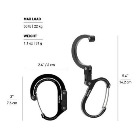 GearAid Heroclip Small Stealth Black GearAid Heroclip Small Stealth Black