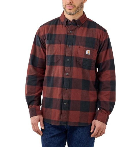 Koszula Flanelowa Carhartt Rugged Flex Mid Red Koszula Flanelowa Carhartt Rugged Flex Mid Red
