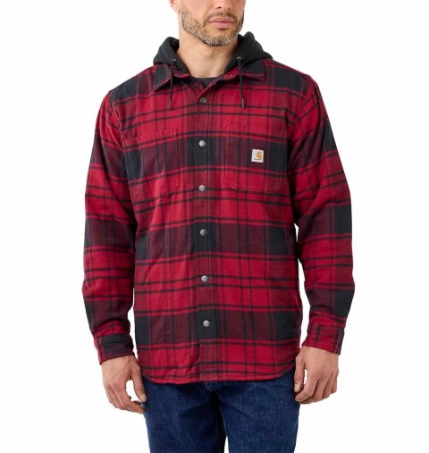 Koszula Kurtka Carhartt Rugged Flannel Oxblood Koszula Kurtka Carhartt Rugged Flannel Oxblood