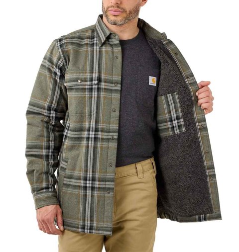 Koszula Ocieplana Carhartt Sherpa Heav Basil Koszula Ocieplana Carhartt Sherpa Heav Basil